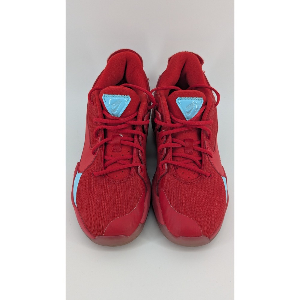 Nike Giannis Immortality Red Light Blue Basketball Shoes CZ4099-600 Kids Size 1Y